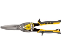 Ножницы по металлу усиленные FIT CrMo Профи, прорезиненные ручки, удлиненные прямые 300 мм 41581