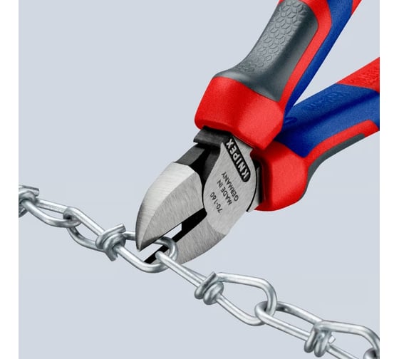 Бокорезы KNIPEX 160 мм, фосфатированные, 3-комп ручки KN-7002160
