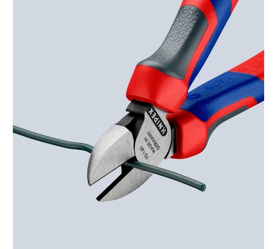 Бокорезы KNIPEX 160 мм, фосфатированные, 3-комп ручки KN-7002160