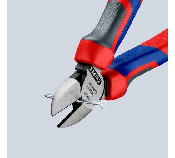 Бокорезы KNIPEX 160 мм, фосфатированные, 3-комп ручки KN-7002160