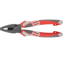 Плоскогубцы комбинированные FIT Эталон, CrV сталь, ребра жесткости на губках, тефлоновое покрытие, 3К прорезиненные ручки 200 мм 50695