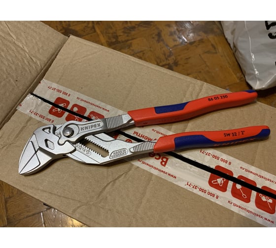 Клещевой ключ KNIPEX KN-8605250 - выгодная цена, отзывы, характеристики ...