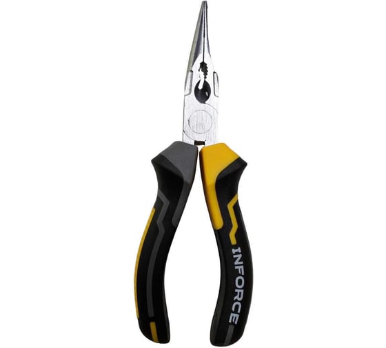 Профессиональные длинногубцы Inforce 160 мм 06-18-72