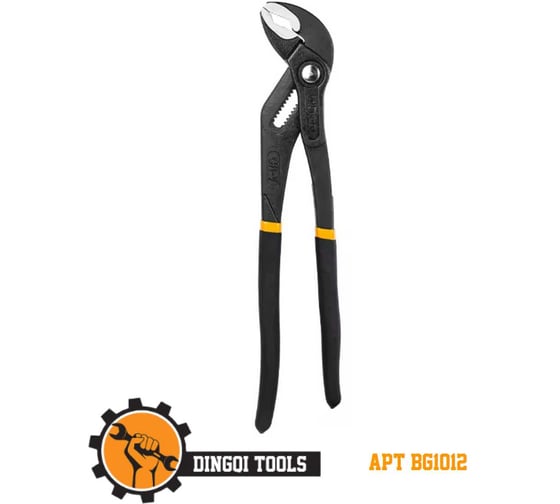 Клещи переставные DINGQI BG1012 300 мм, с фиксатором, сталь 55 BG1012