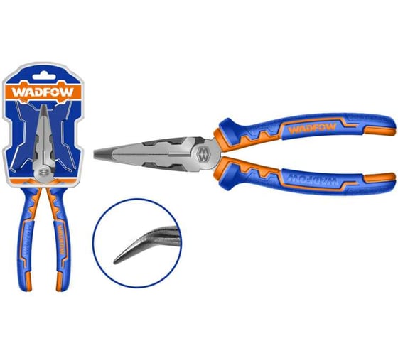 Длинногубцы изогнутые WADFOW 200 мм 6/36 WPL4718