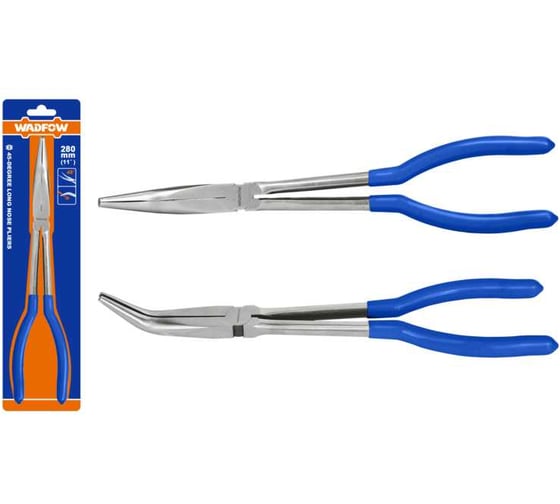 Длинногубцы с изогнутым носиком WADFOW 280 мм 6/48 WPL2E11