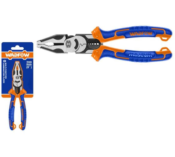 Плоскогубцы многофункциональные 7 в 1 WADFOW 200 мм 6/36 WPL1778