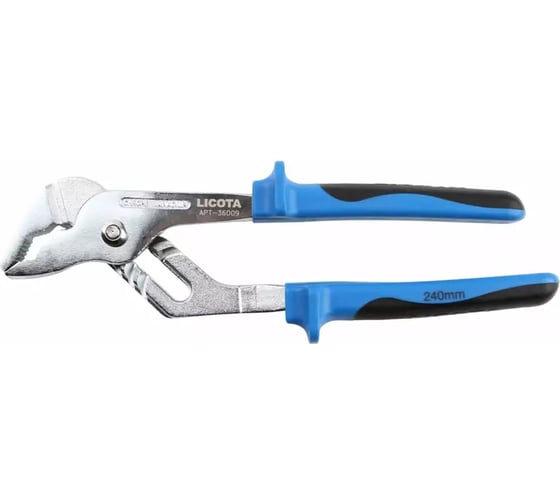Переставные клещи усиленные Licota groove joint, 240 мм APT-36009