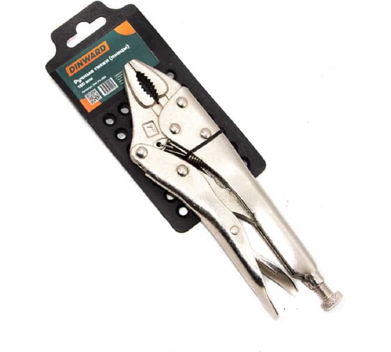 Пассатижи с фиксацией DINWARD (пинцы) 180мм полукругл. захват 746496v