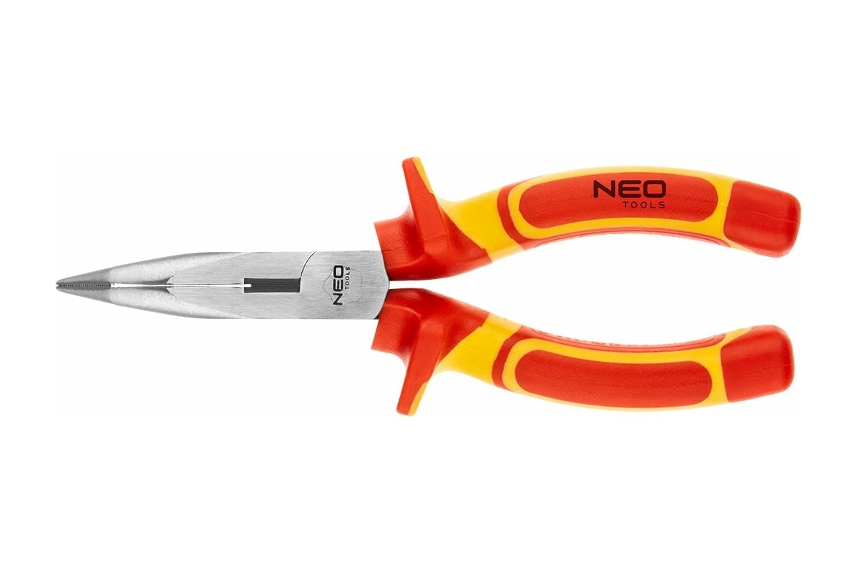 Изогнутые плоскогубцы NEO Tools 180 мм, 1000V , CrV, полированные 01 ...