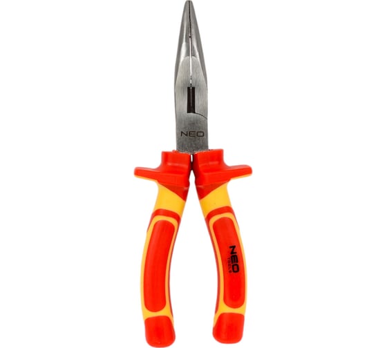 Изогнутые плоскогубцы NEO Tools 180 мм, 1000V , CrV, полированные 01-228