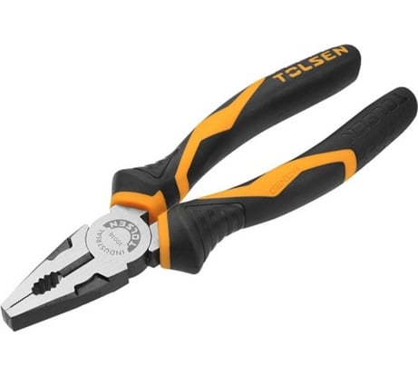 Плоскогубцы TOLSEN ПРОФИ комбинированная рукоятка Cr-V 200 мм 10017