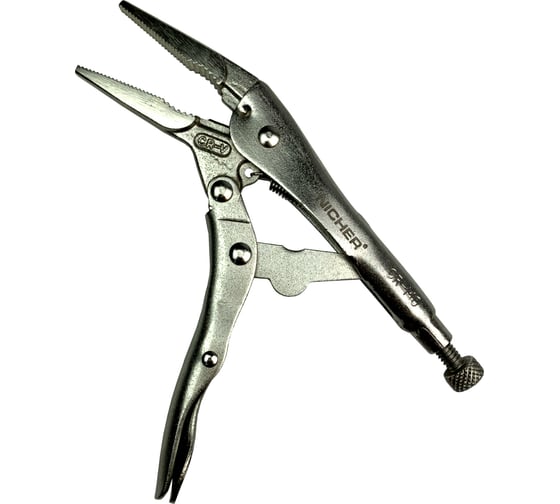 Клещи NICHER фиксирующие с длинными носами 6" 16L0202-01C-NR