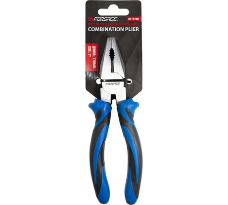Комбинированные плоскогубцы с эргономическими рукоятками Forsage 7-175 мм F-611175H(50744)