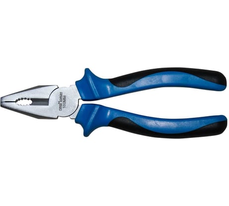 Комбинированные плоскогубцы Промлайн 180мм. сталь Cr-v, двухкомпонентные рукоятки ПЛ01302180_z022