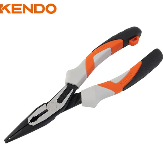 Тонкогубцы с высоким рычагом KENDO PROline, 180мм/7" 10333