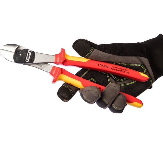 Силовые бокорезы 1000 V Knipex KN-7406250