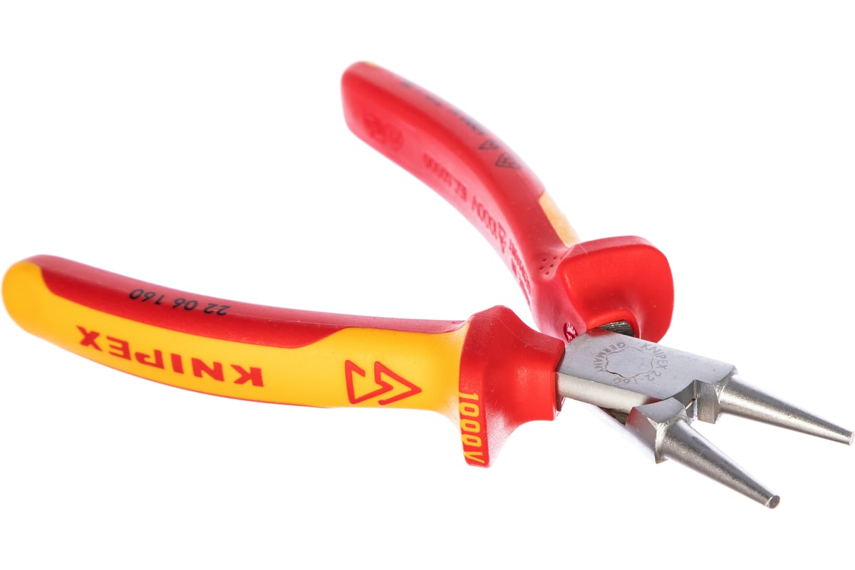 Круглогубцы KNIPEX KN-2206160 - выгодная цена, отзывы, характеристики ...