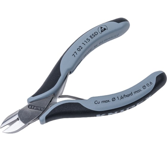 Бокорезы для электроники Knipex KN-7702115ESD