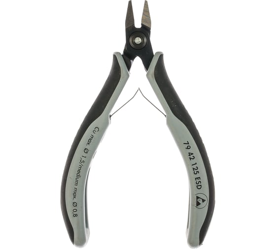 Прецизионные бокорезы для электроники Knipex KN-7942125ESD