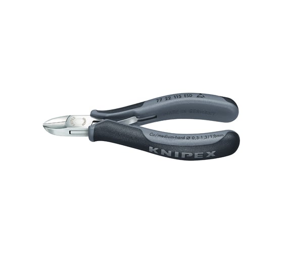 Бокорезы для электроники Knipex KN-7722115ESD