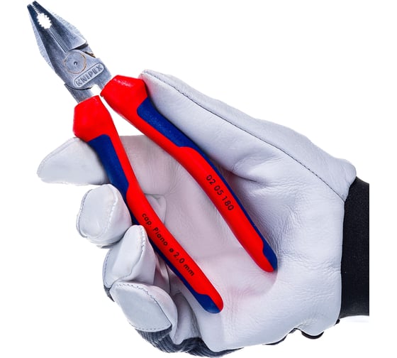Комбинированные плоскогубцы особой мощности KNIPEX KN-0205180