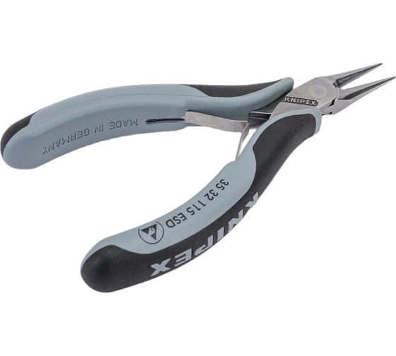 Антистатические захватные круглогубцы для электроники KNIPEX KN-3532115ESD
