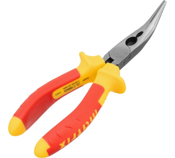 Длинногубцы изогнутые Insulated 160мм MATRIX PROFESSIONAL 17472