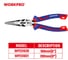 Длинногубцы WORKPRO 160 мм, 6 дюймов, CR-V WP231020 9