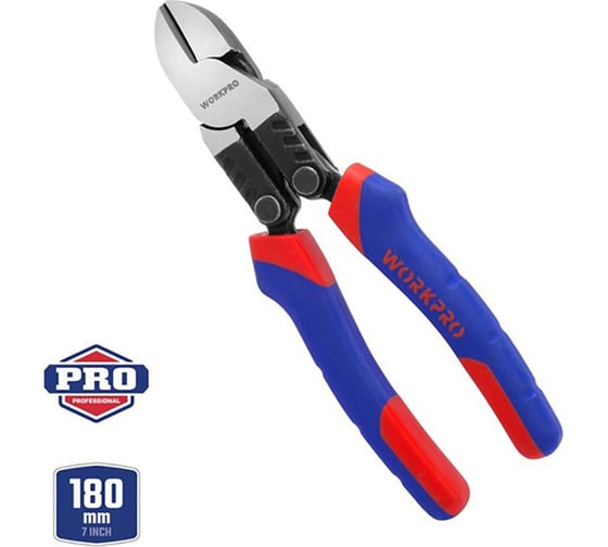 Бокорезы WORKPRO 180 мм (7 дюймов) для тяжелых работ WP231090