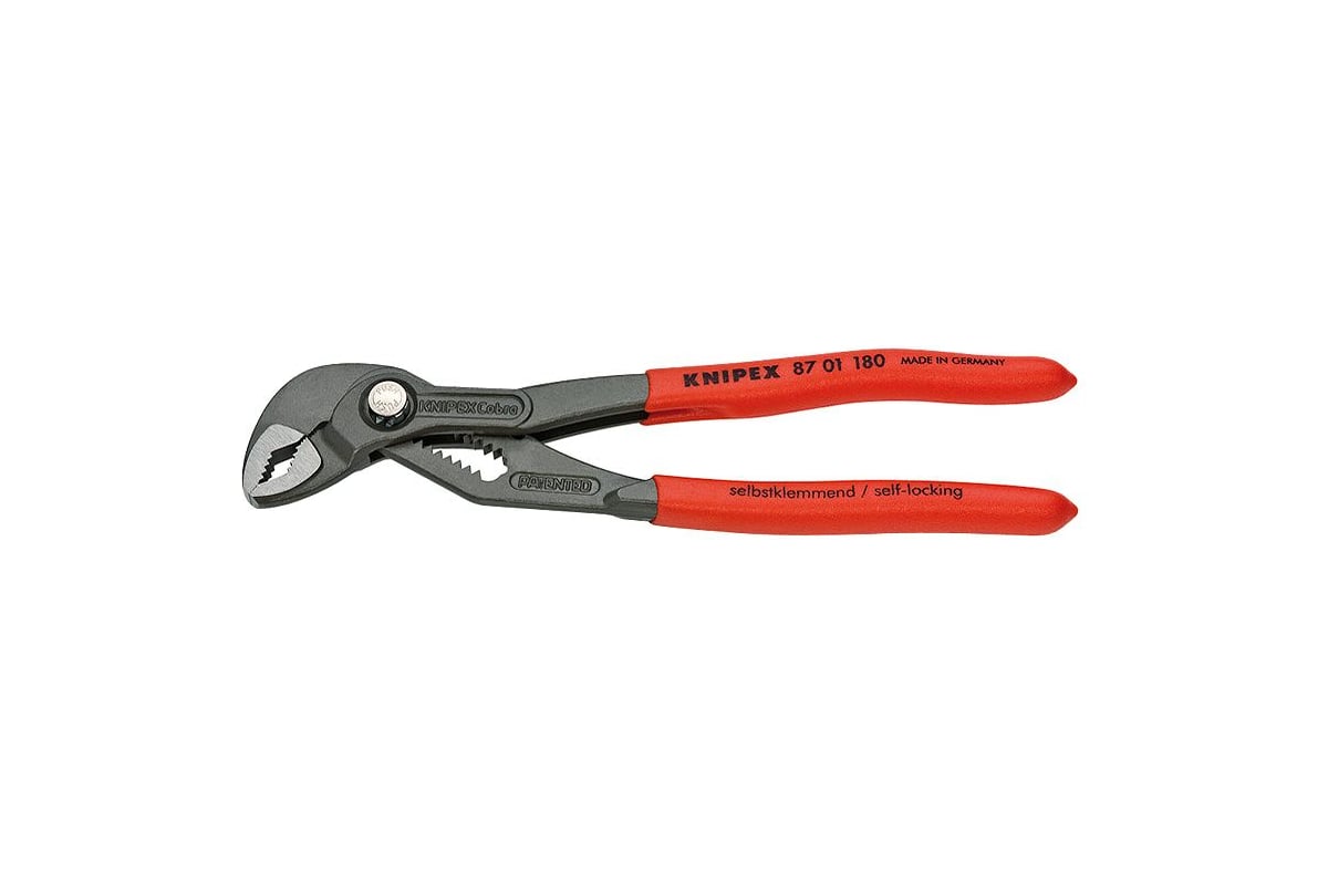 Универсальные переставные клещи KNIPEX КОБРА KN-8701180SB - выгодная .