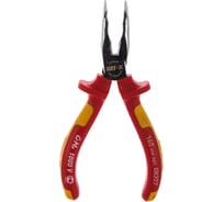 Диэлектрические изогнутые тонкогубцы SHTOK 1000В 160 мм 08307