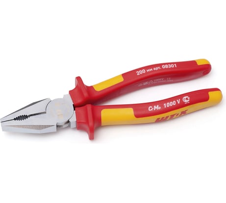 Диэлектрические пассатижи SHTOK 1000В 200 мм 08301