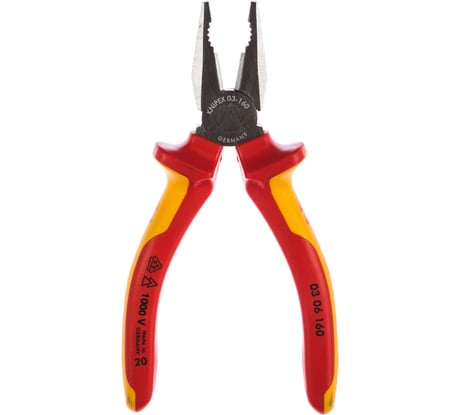 Диэлектрические пассатижи KNIPEX KN-0306160SB