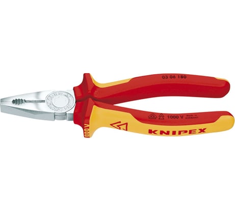 Диэлектрические пассатижи KNIPEX KN-0306200SB