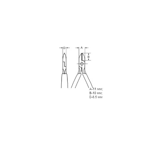 Прецизионные бокорезы для электроники KNIPEX KN-7912125ESD