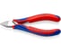 Бокорезы для электроники KNIPEX  острая головка, без фаски, 130 мм, 2-комп ручки KN-7742130 Бокорезы для электроники, острая головка, без фаски, 130 мм, 2-комп ручки 1