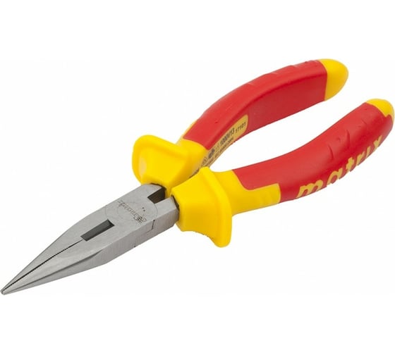 Прямые длинногубцы 160 мм MATRIX PROFESSIONAL Insulated 17101