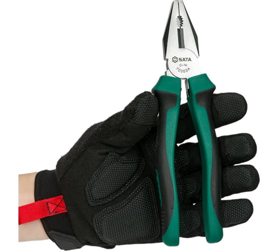 Плоскогубцы SATA 8", 200мм, комбинированные 70303A