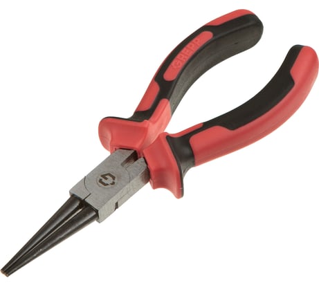 Круглогубцы мини Ladina GREPP никелированные, авторазжим, двухкомпонентная рукоятка, 125 мм 205-128