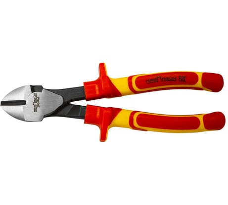 Боковые диэлектрические кусачки Промлайн 200мм, сталь cr-v, до 1000В, с 2К рукояткой ПЛ0210302200_z022