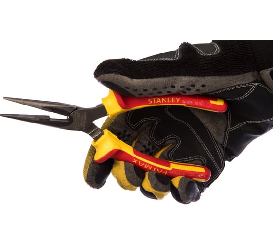 Плоскогубцы с удлиненными губками 160 мм 1000В Stanley 0-84-006