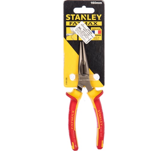 Плоскогубцы с удлиненными губками 160 мм 1000В Stanley 0-84-006