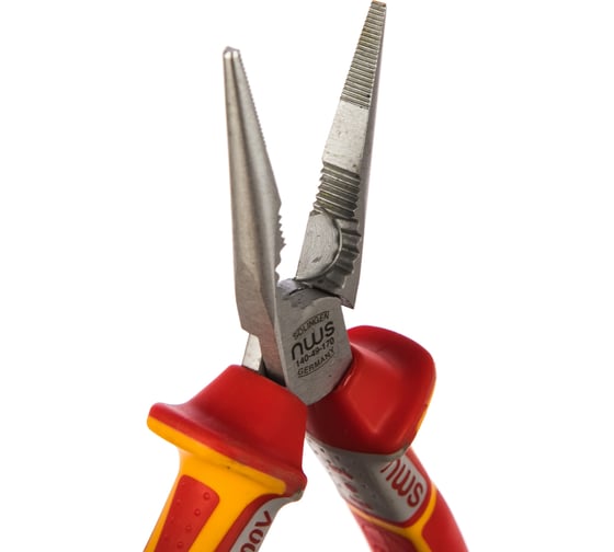 Прямые длинногубцы VDE 1000В 170мм NWS 140-49-VDE-170