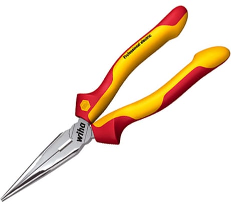 Телефонные плоскогубцы с режущей кромкой Professional electric VDE Z 05 0 200 06 Wiha 26727