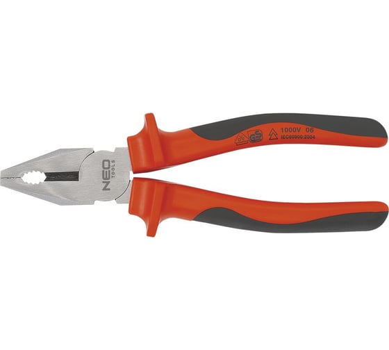 Комбинированные плоскогубцы NEO Tools 160 мм 1000 В 01-050