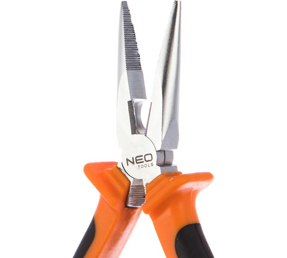 Удлиненные прямые плоскогубцы NEO Tools 160 мм 01-013