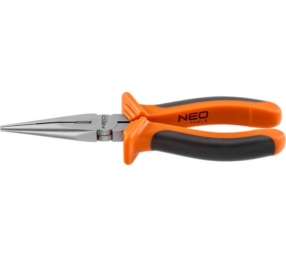 Удлиненные прямые плоскогубцы NEO Tools 200 мм 01-014