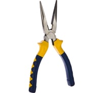 Прямые тонкогубцы SANTOOL 200 мм с двукомпонентной ручкой 031101-003-200