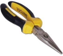 Никелированные тонкогубцы SANTOOL 160 мм с двукомпонентной ручкой 031101-103-160